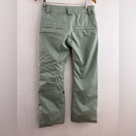 Volcom Frochickie Insulated Snowboard light green women’s Pants size XS - Picture 10 of 13